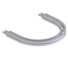 63-180°水平普通弯头